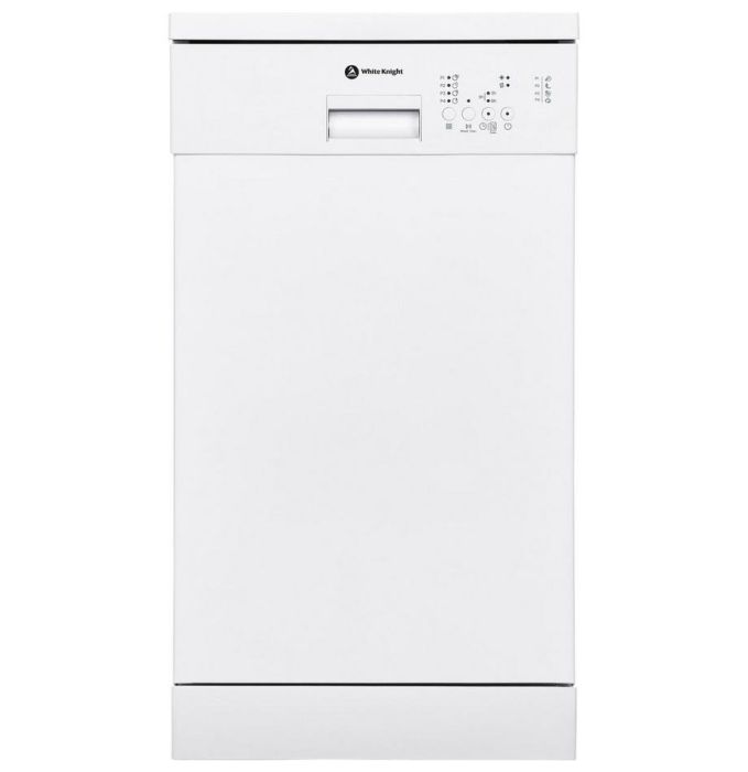 White Knight FS45DW52W 45cm Slimline Dishwasher - White - 10 Place Settings