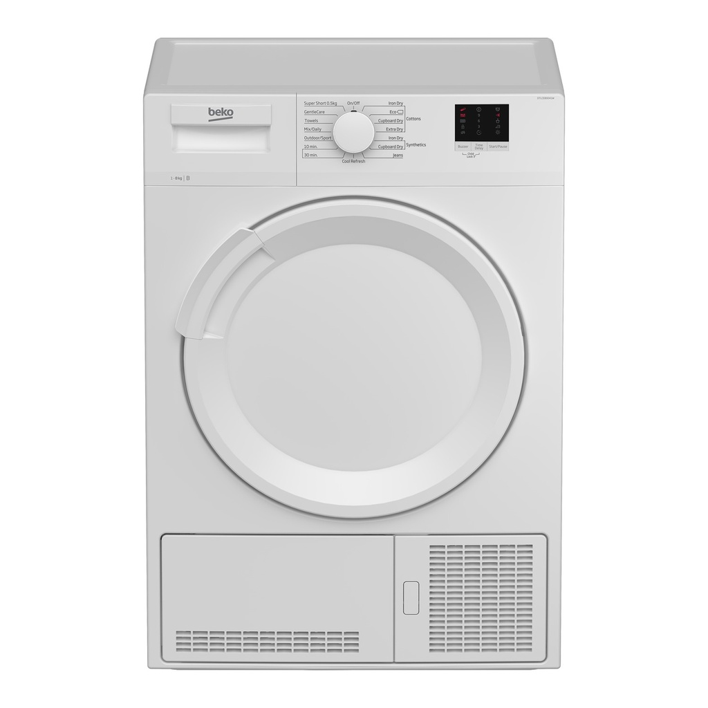 [DTLCE80041W] Beko DTLCE80041W 8kg Condenser Tumble Dryer - White
