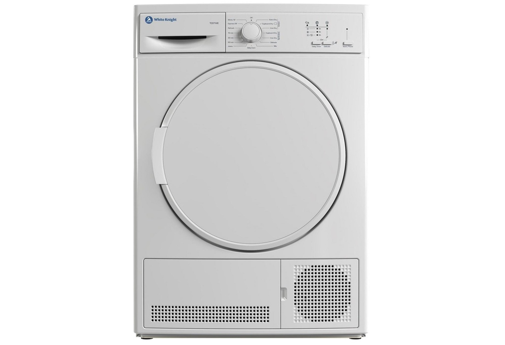 White Knight TCD7WE 7kg Condenser Tumble Dryer - White