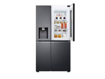 LG GSXV90MCAE Frost Free American Style Fridge Freezer - Matt Black