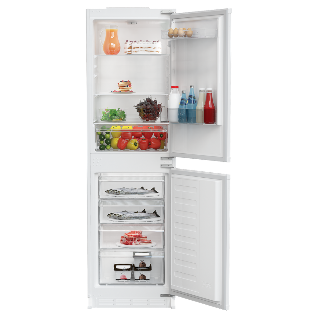 Zenith ZICSD455 54cm 50/50 Manual Integrated Fridge Freezer 