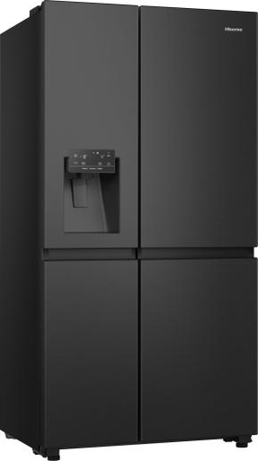 [RS818N4IFE] Hisense RS818N4IFE 91cm  American Fridge Freezer - Black Stainless Steel