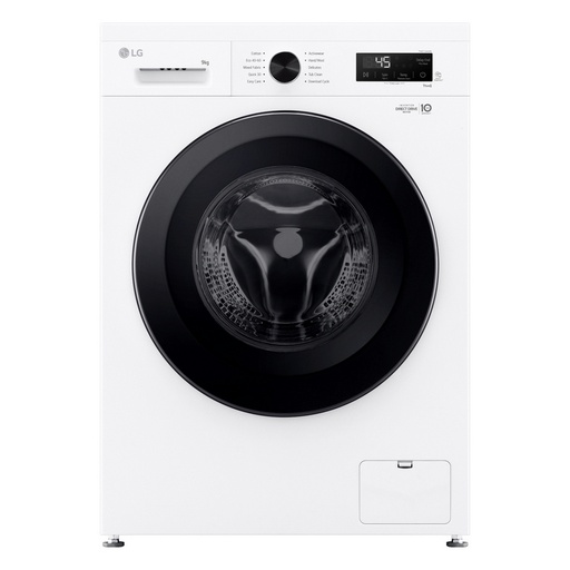 [F4X1009NWK] LG F4X1009NWK 9kg 1400 Spin Washing Machine - White