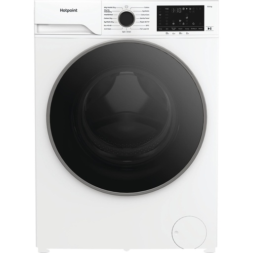 [HBD9681ANTSTAIN] Hotpoint HBD9681ANTSTAIN 9kg/6kg 1400 Spin Washer Dryer - White