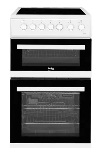 [EDVC503W] Beko EDVC503W 50cm Electric Double Oven - White