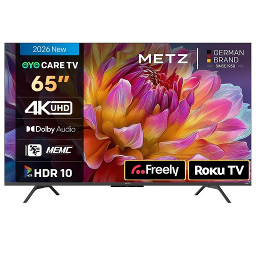[65MRF6000ZUK] Metz 65MRF6000ZUK 65" 4K DLED Smart TV - Black