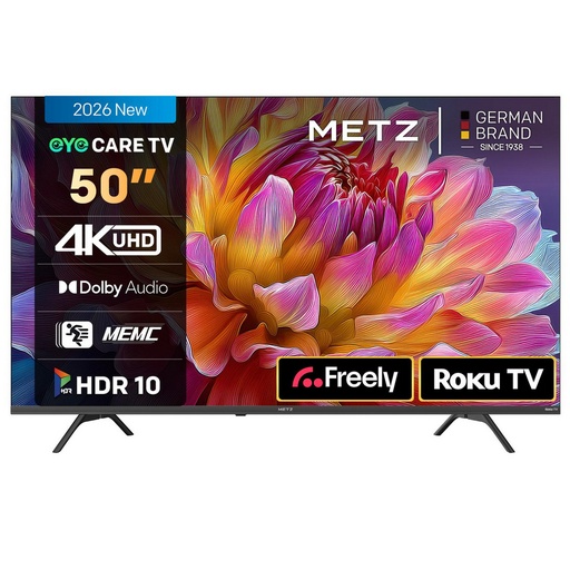 [50MRF6000ZUK] Metz 50MRF6000ZUK 50" 4K DLED Smart TV - Black