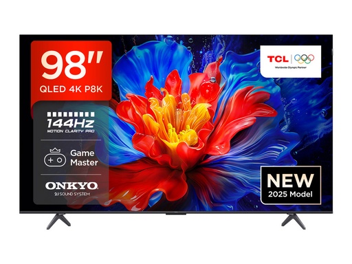 [98P8K-UK] TCL 98P8K-UK 98" 4K QLED HDR Ultra HD Google TV