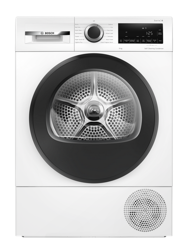 [WQG24502GB] Bosch Series 6 WQG24502GB 9kg Heat Pump Tumble Dryer - White
