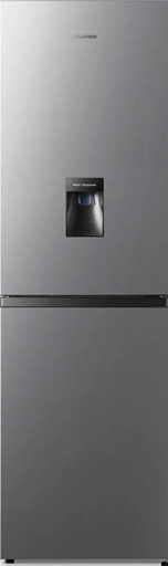 [RB327N4WCE] Hisense RB327N4WCE 50/50 Total No Frost Fridge Freezer - Stainless Steel