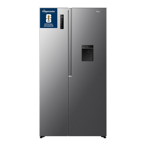[MS91558DES] Fridgemaster MS91558DES 91.1cm 60/40 Total No Frost American Fridge Freezer - Silver