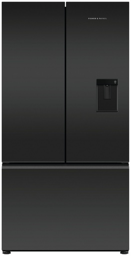 [RF540AZUB6] Fisher & Paykel RF540AZUB6 90cm 70/30 Frost Free American Fridge Freezer - Black Stainless Steel