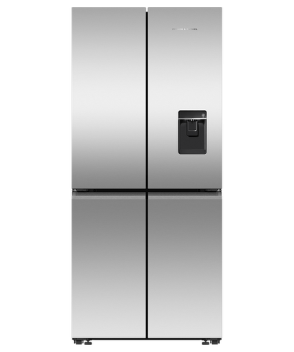 [RF500QNUX1] Fisher & Paykel RF500QNUX1 79cm Wifi Connected Plumbed Quad Door Frost Free Fridge Freezer - Stainless Steel