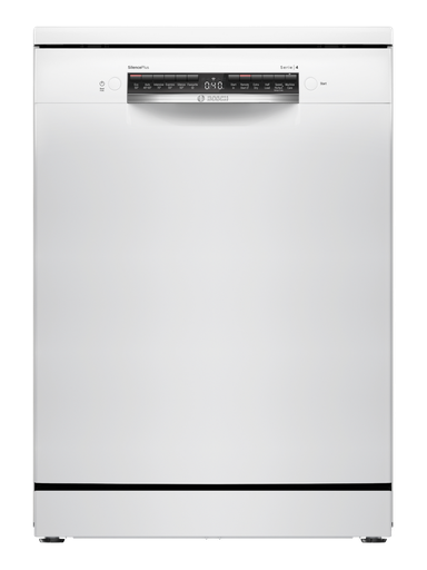[SMS4EMW06G] Bosch SMS4EMW06G WiFi-enabled Dishwasher - White - 14 Place Settings