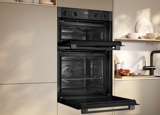 [U1ACE2AG3B] Neff U1ACE2AG3B 59.4cm Built In Electric Double Oven - Graphite Grey