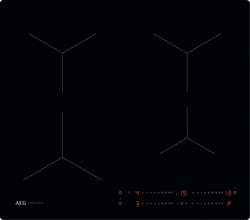 [TO64IA00CB] AEG TO64IA00CB 58cm Induction Hob - Black