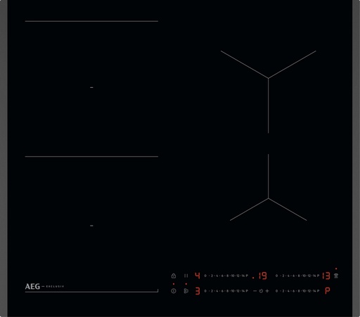 [SO64IB00FB] AEG SO64IB00FB 59cm Induction Hob - Black