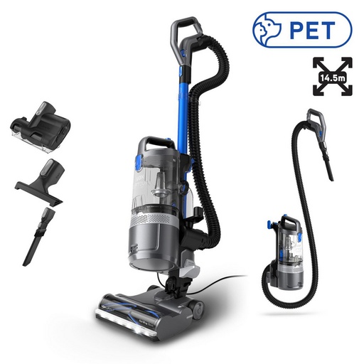 [CDUP-LOXR] Vax CDUP-LOXR LiftOut Reach Pet Upright Vacuum - Graphite / Blue