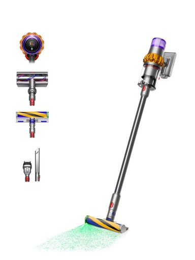 [V15-2024] Dyson V15-2024 Cordless Vacuum - 60 Minutes Run Time - Yellow/Nickel