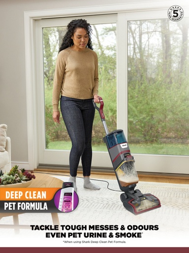 [EX220UK] Shark EX220UK CarpetXpert HairPro Pet Deep Carpet Cleaner - Grey/Burgundy