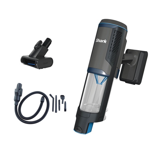 [BH102UK] Shark BH102UK PowerBoost Pet Handheld Vacuum - 40 Minutes Run Time - Charcoal with Blue