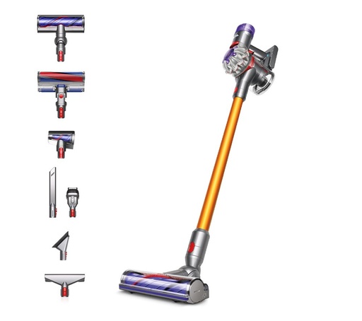[V8ABS-2023] Dyson V8ABS-2023 Cordless Stick Vacuum Cleaner - 40 Minutes Run Time - Silver/Yellow