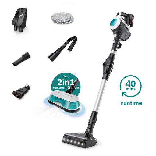 [BCS71HYGGB] Bosch Unlimited 7 BCS71HYGGB Aqua Vacuum & Mop - White