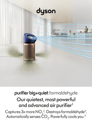 [BP04] Dyson BP04 (545814-01) Purifier Big+Quiet Formaldehyde Fan - Prussian Blue / Gold