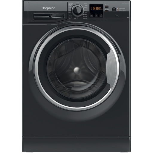 [NSWF946BSUK] Hotpoint NSWF946BSUK 9kg 1400 Spin  Washing Machine - Black