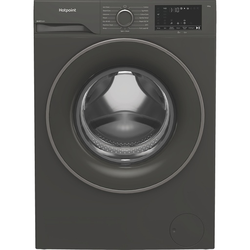 [H101GANTISTAIN] Hotpoint H101GANTISTAIN 10kg 1400 Spin Washing Machine with PetHairCare - Graphite