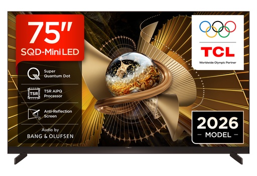 [75X11L-UK] TCL 75X11L-UK 75" 4K Ultra HD SQD MINI LED Google TV - Black