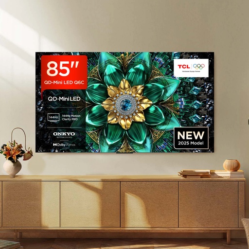 [85Q6C-UK] TCL 85Q6C-UK 85" 4K QD-Mini LED UHD Smart Google TV