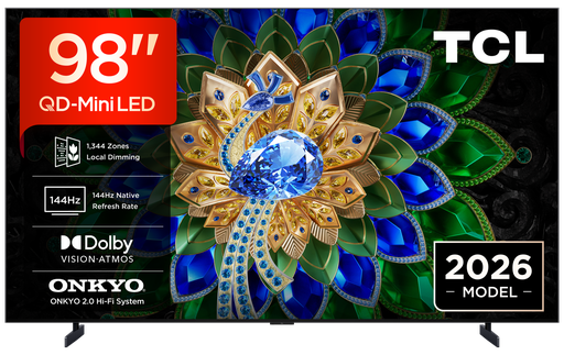 [98A400U-UK] TCL 98A400U-UK 98" QD-MINI LED TV - Black