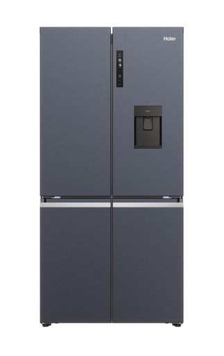 [HCR5919EHMB] Haier HCR5919EHMB 90cm Freestanding American Fridge Freezer - Brushed Black