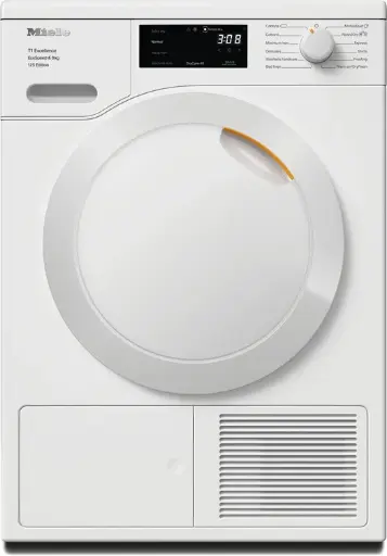 [TEC665WP] Miele TEC665WP 8kg Heat Pump Tumble Dryer - Lotus White