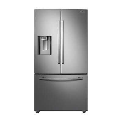 [RF23R62E3SREU] Samsung RF23R62E3SREU 90.8cm Frost Free French Style Fridge Freezer with Twin Cooling Plus  - Real Stainless
