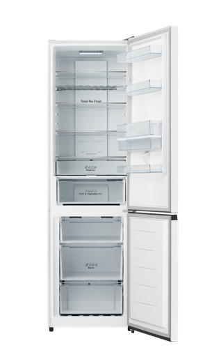 [RB435N4WWE] Hisense RB435N4WWE 59.5 cm 60/40 Total No Frost Fridge Freezer - White